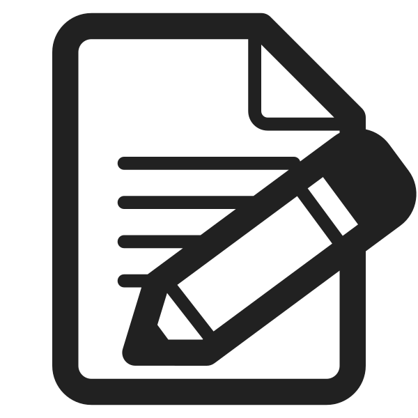 Memo High Contrast Vector
