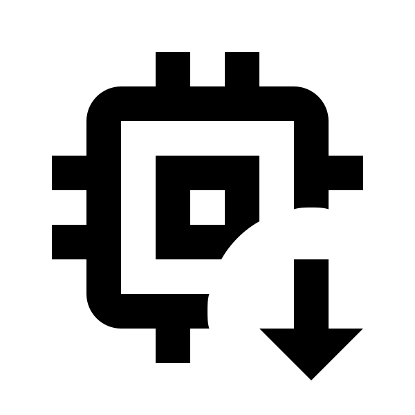 Memory Arrow Down