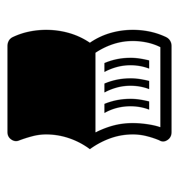 Menu Book Fill