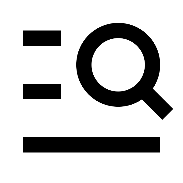 Menu Search Line