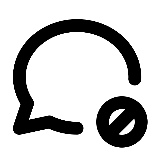 Message Circle Cancel