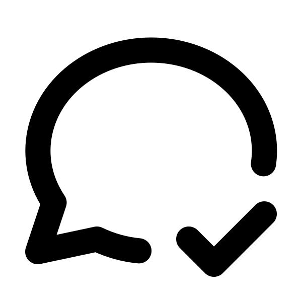 Message Circle Check
