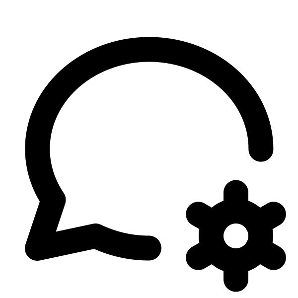 Message Circle Cog