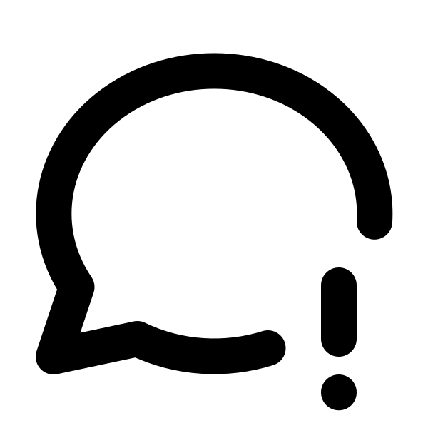 Message Circle Exclamation