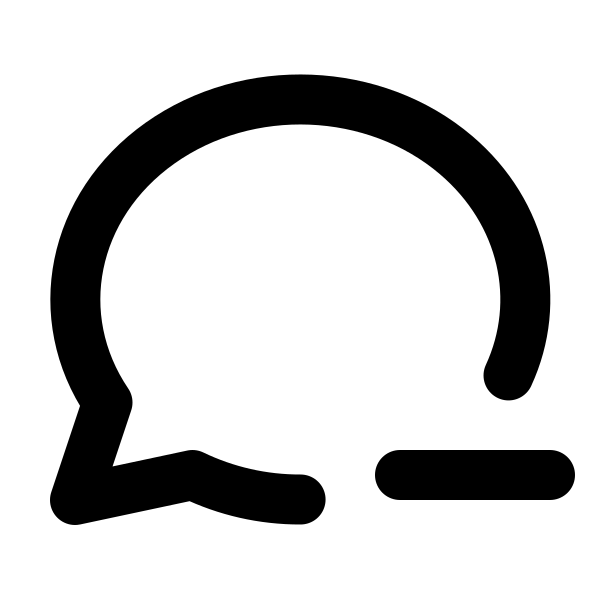 Message Circle Minus