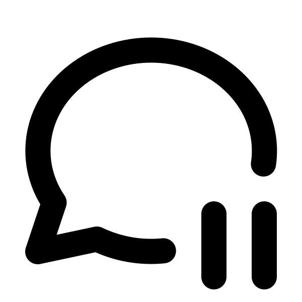 Message Circle Pause