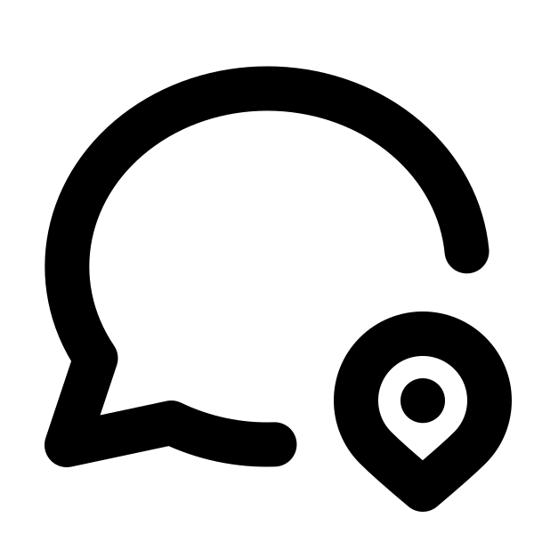 Message Circle Pin
