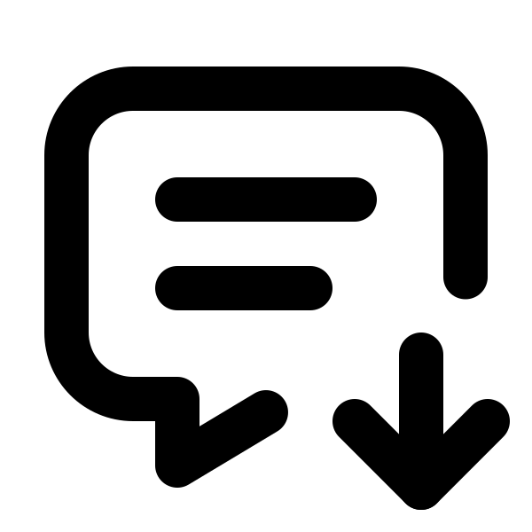 Message Down