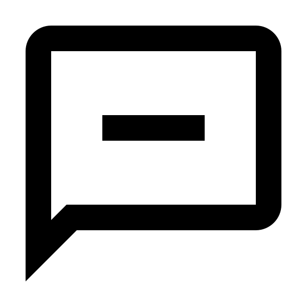 Message Minus Outline