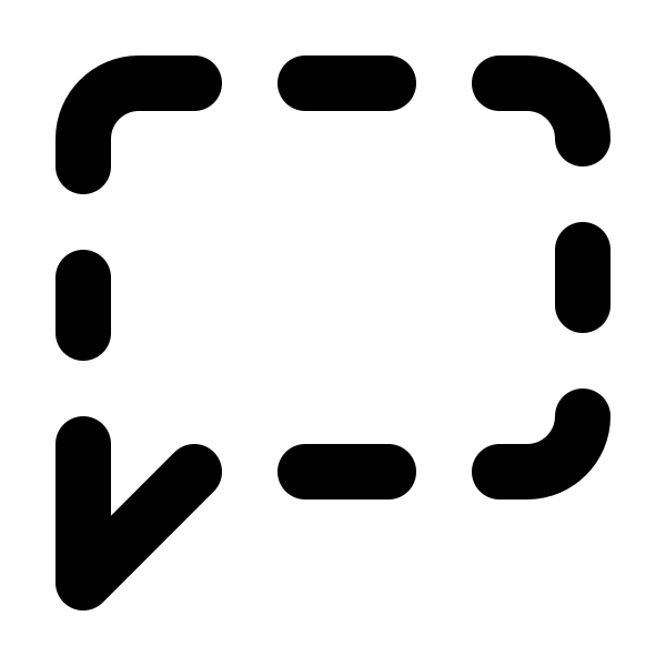 Message Square Dashed