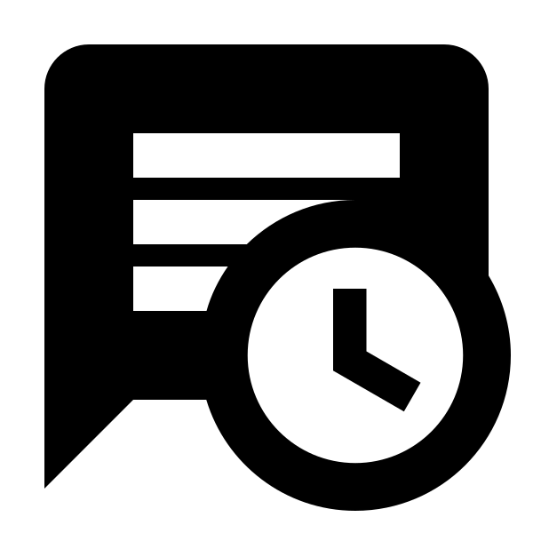 Message Text Clock