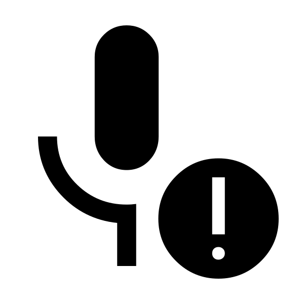 Mic Alert Fill