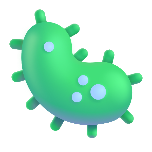 Microbe Color Vector