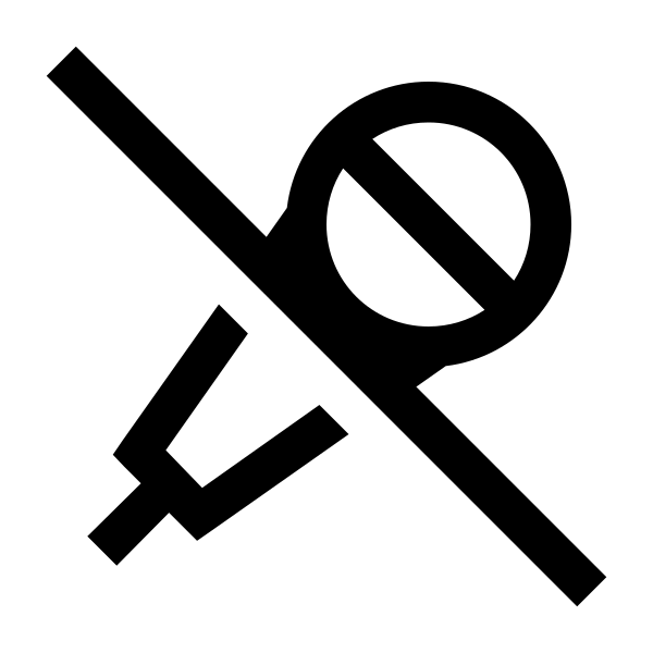 Microphone Alt Slash Solid Vector