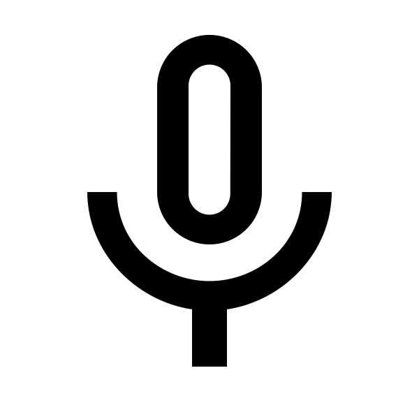 Microphone Outline