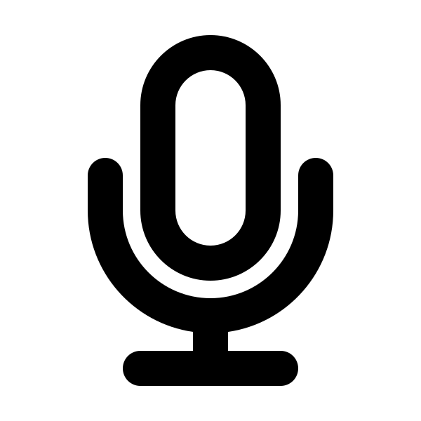 Microphone Outline Vector