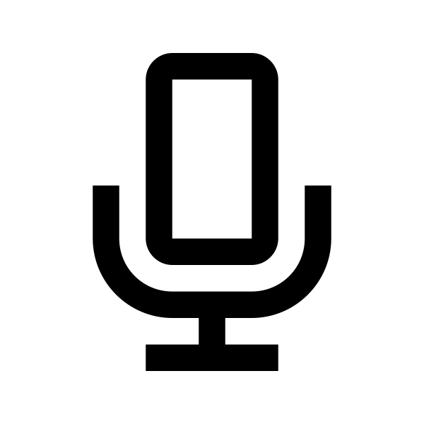 Microphone Solid Vector