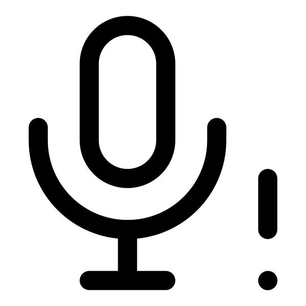 Microphone Warning
