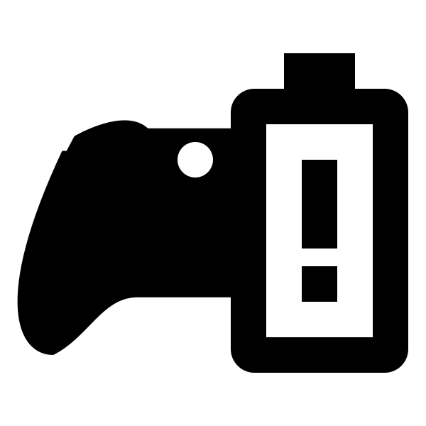 Microsoft Xbox Controller Battery Alert