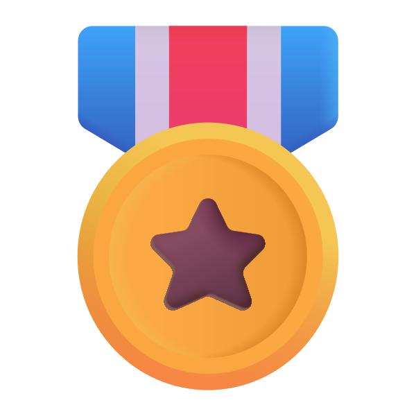 Military Medal Color Vector