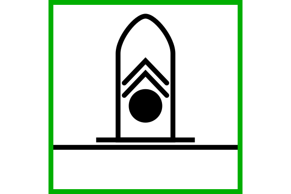Military Symbol   Neutral Unit (Bichrome 1x1 Frame)  CSS   Supply   Ammunition   Rocket Artillery (NATO APP 6)