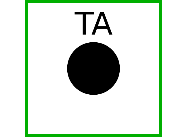 Military Symbol   Neutral Unit (Bichrome Opaque 1.1x1.1 Frame)  Artillery   Target Acquisition (NATO APP 6C)