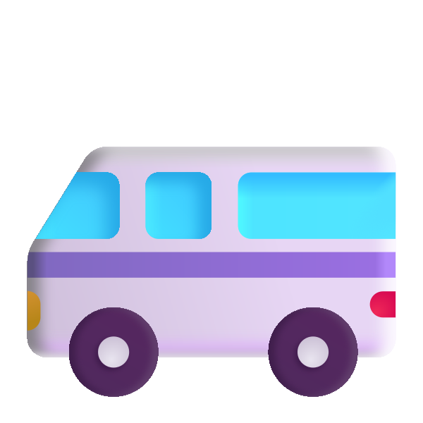 Minibus Color Vector