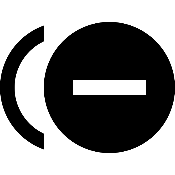 Minus Circle Multiple