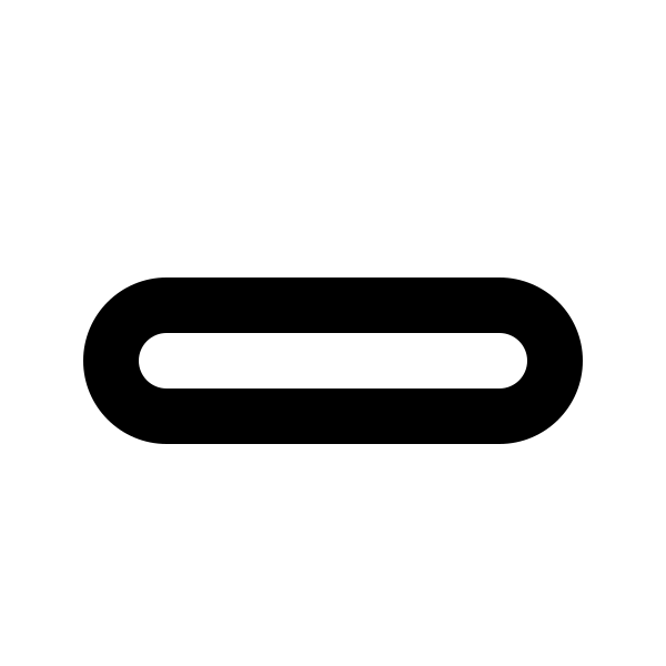 Minus Outline Vector