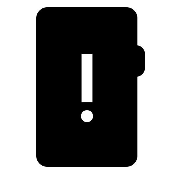 Mobile Alert Fill