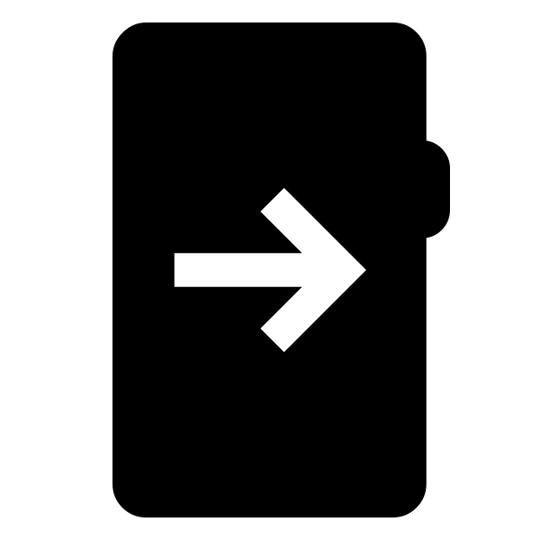 Mobile Arrow Right Fill