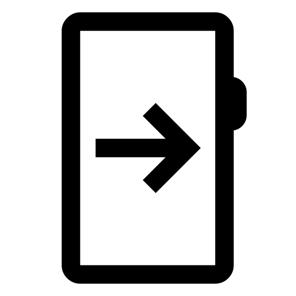 Mobile Arrow Right