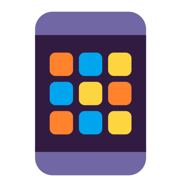 Mobile Phone Flat Vector