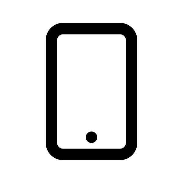 Mobile Solid Vector