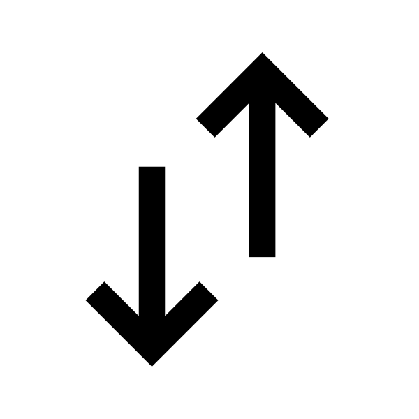 Mobiledata Arrows Fill