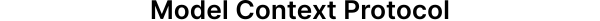 Model Context Protocol Wordmark Light