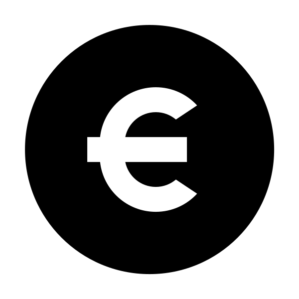 Money Euro Circle Fill
