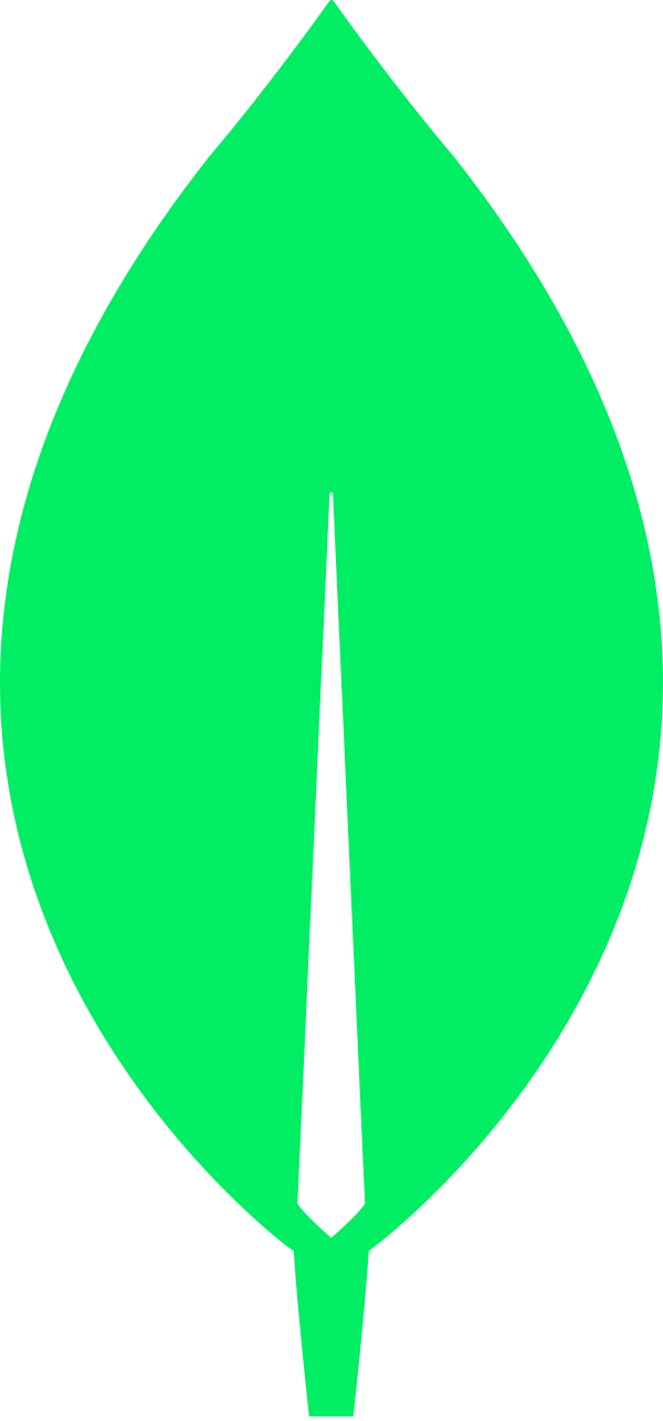 Mongodb Icon Dark Vector