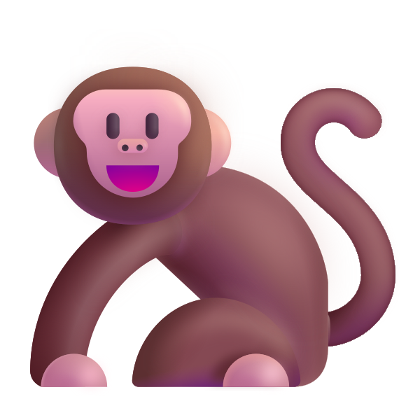 Monkey Color Vector