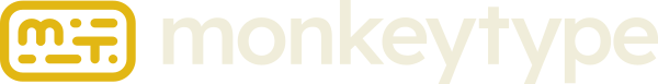 Monkeytype Wordmark Dark Vector