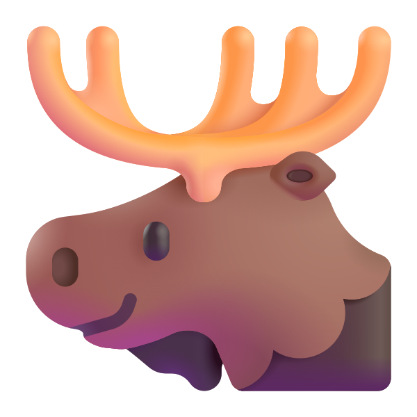Moose Color Vector