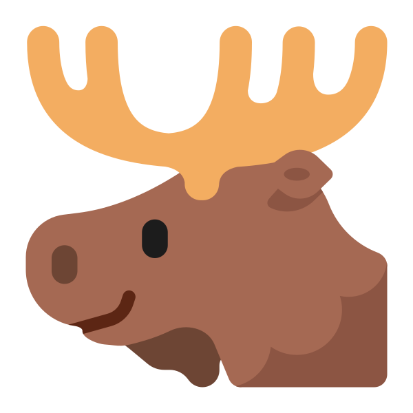 Moose Flat Vector