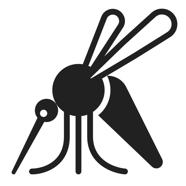 Mosquito High Contrast Vector