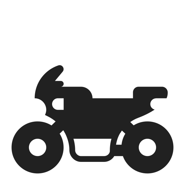 Motorcycle High Contrast