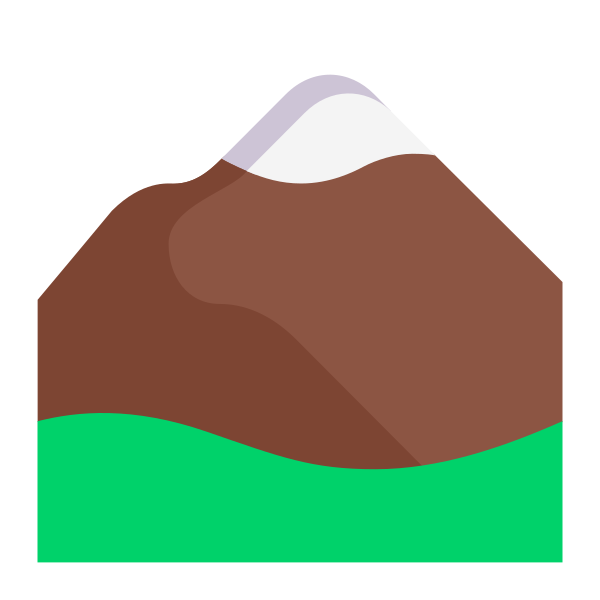 Mountain Flat Vector