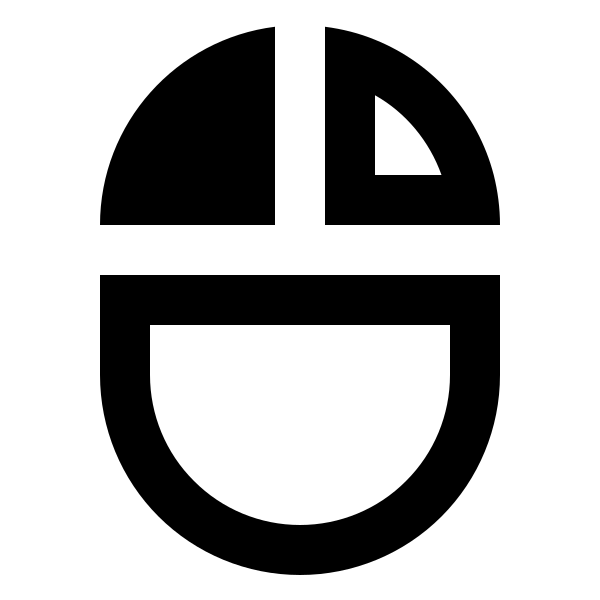Mouse Left Click Outline