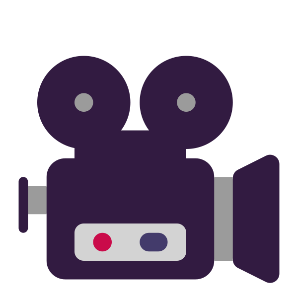 Movie Camera Flat