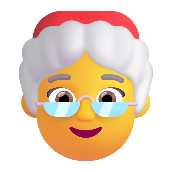 Mrs Claus Color Default Vector