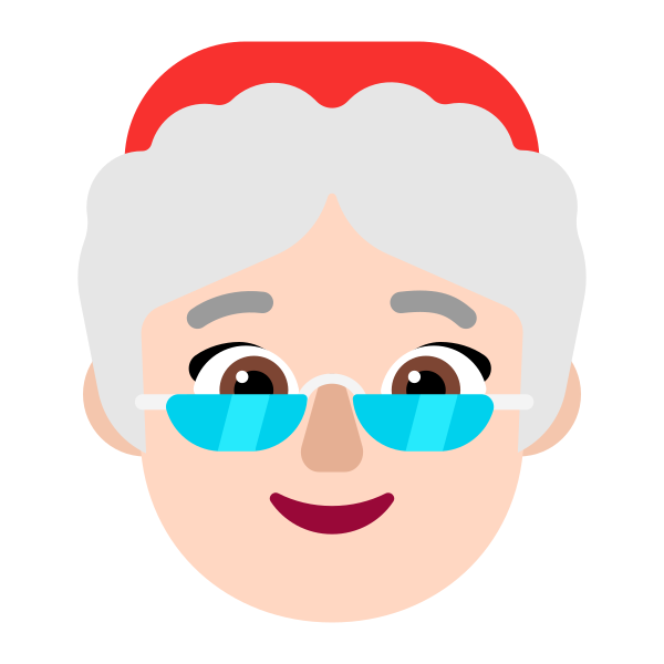Mrs Claus Flat Light Vector