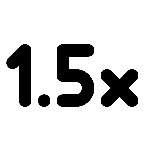 Multiplier 1 5x